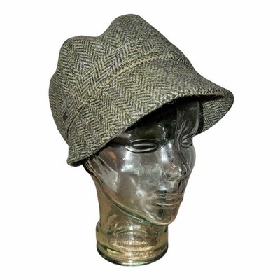 Mucros weavers Irish green women’s woven cloche flapper hat tweed 100% wool M Mucros weavers Irish green women main image 4