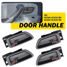 Gray Interior Door Handle Front / Rear for Toyota Sequoia 01-07 Tundra 04-06 A K