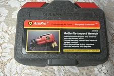 Ampro Butterfly Air Impact Wrench 3/8", unused in Case, Burgundy Series