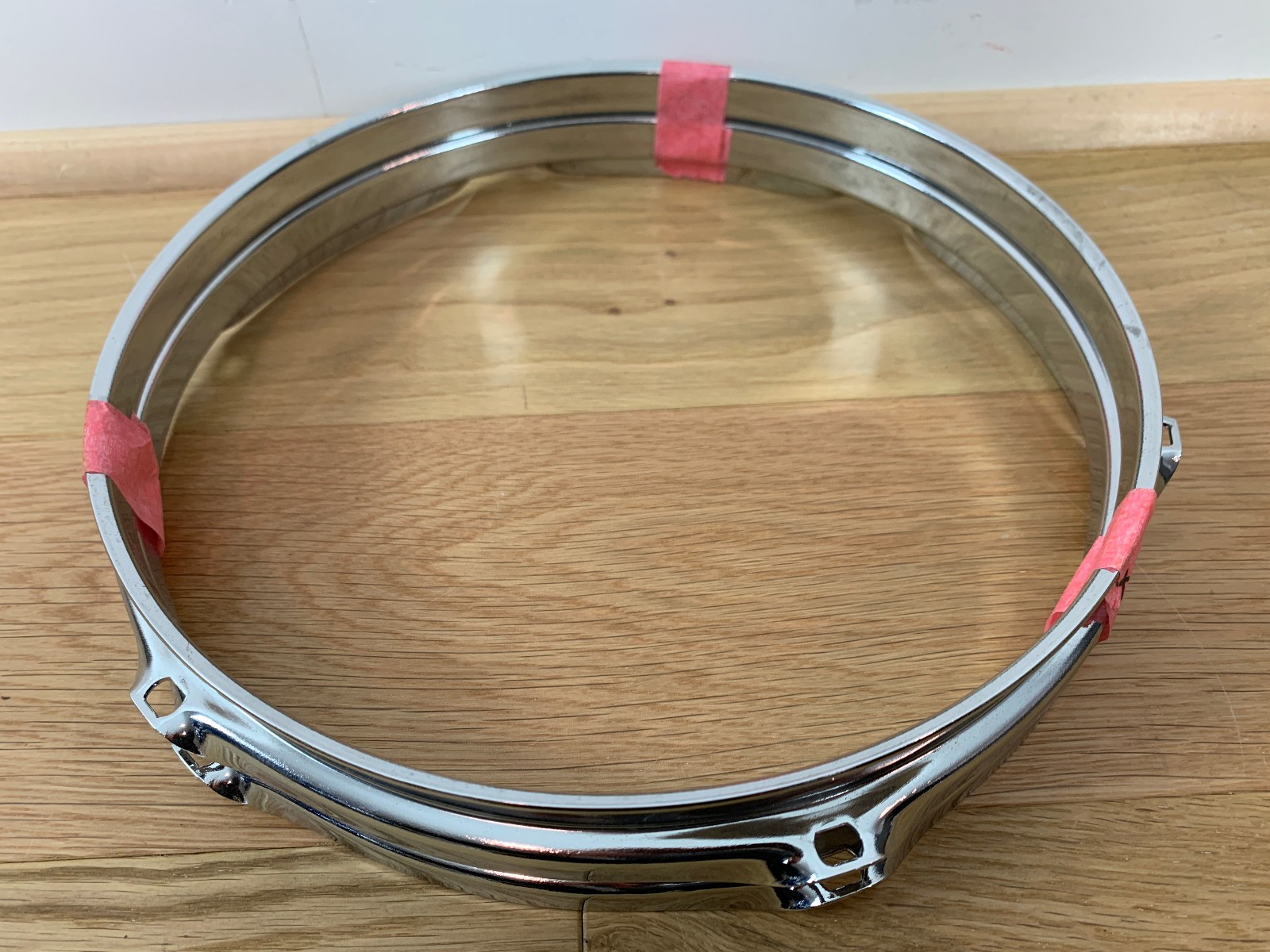Lot of 2x 10-Inch 6-Lug Rack Tom RIM HOOP Counterhoop Parts COS 1.6mm Import Pr.