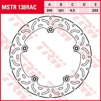 Trw Bremsscheibe Revited (FüR: Bmw R 1200 Gs K25 08-12 Vorne )