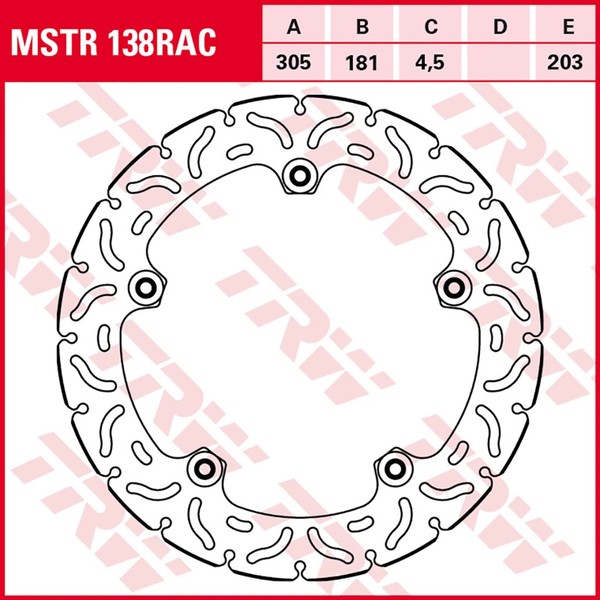 Trw Bremsscheibe Revited (FüR: Bmw R 1200 Gs K25 08-12 Vorne )-image