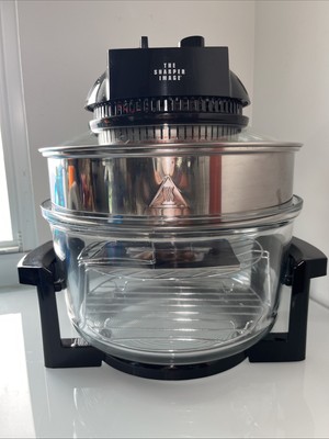 The Sharper Image 8217 Black Super Wave 12-1/2-Quart Countertop Oven, 1300-Watt