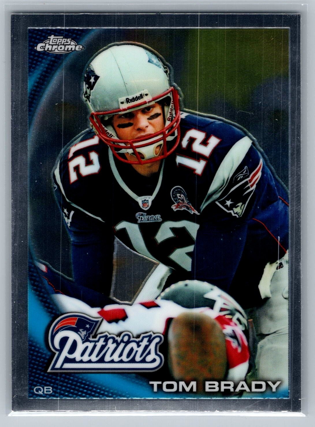 2010 Topps Chrome - Tom Brady #C80 - GOAT NM *TEXCARDS*