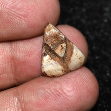 Authentic Ancient Early Bactrian Margiana Carved Stone Amulet Talisman