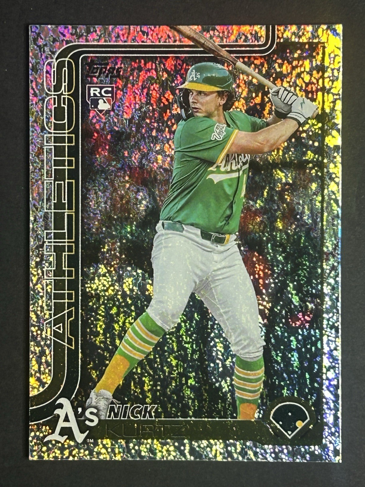 2025 Topps Update Nick Kurtz Rookie Holo Foil #US201 RC Athletics ROY