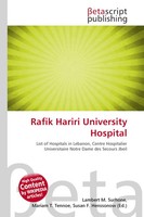 Lambert M. Surhone (U. A.) | Rafik Hariri University Hospital | Taschenbuch