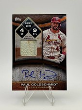 2025 Topps Series 2 Paul Goldschmidt Rounding The Bases Relic Auto /25 RTBA-PGO