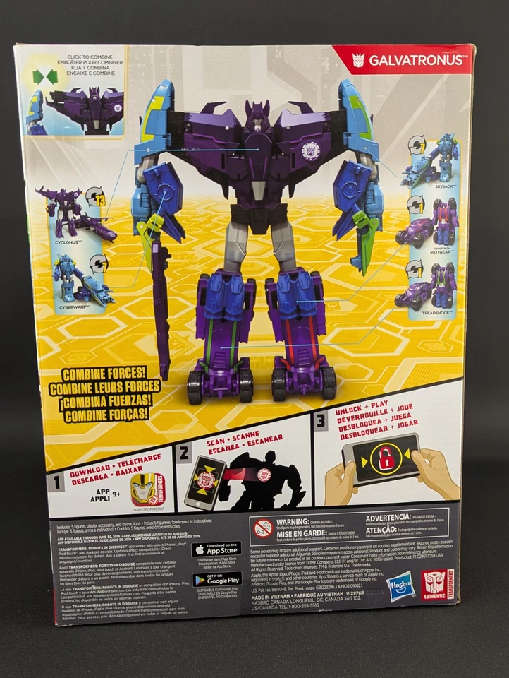 Transformers Robots In Disguise Galvatronus SEALED Hasbro RID 2015 Combiner - Image 3 of 4