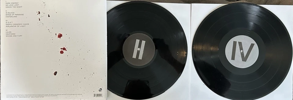 The Cult ‎- Hidden City 2 x LP Black Gatefold Vjnyl w Inner Sleeves Gothic Rock - Imagem 2 de 3