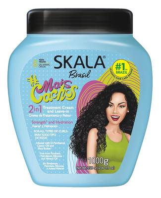 Expert Mais Cachos 2 in 1 Treatment Cream & Leave In Conditioner for Curly Hair,