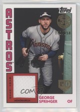 2019 Topps 1984 Baseball Relics Series 2 150th Anniversary George Springer 1u6
