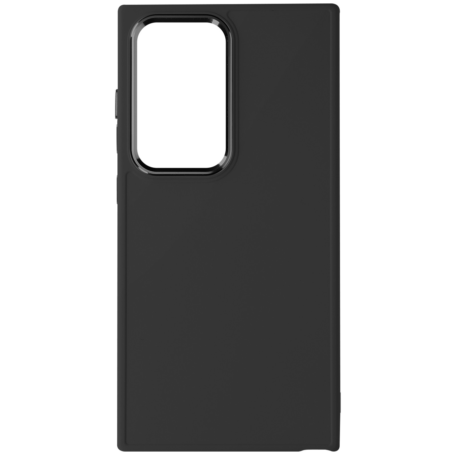 Coque Avizar pour Galaxy S24 Ultra en aluminium et silicone noir