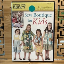 Sewing with Nancy DVD Sew Boutique for Kids Nancy Zieman with Amy Barickman NEW