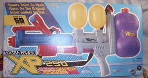 VINTAGE LARAMI SUPER SOAKER XP250 SQUIRT GUN TOY 1993 BOXED