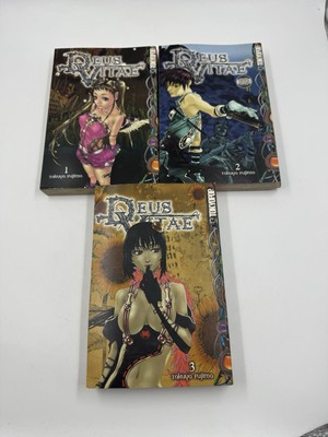 Deus Vitae Vol 1 2  3 by Takuya Fujima {Manga} VGC