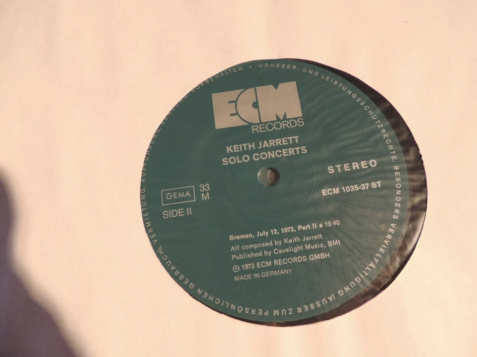 3 LP Box Keith Jarrett Solo Concerts: Bremen / Lausanne 1973 Germany | Mint- - Bild 4 von 4