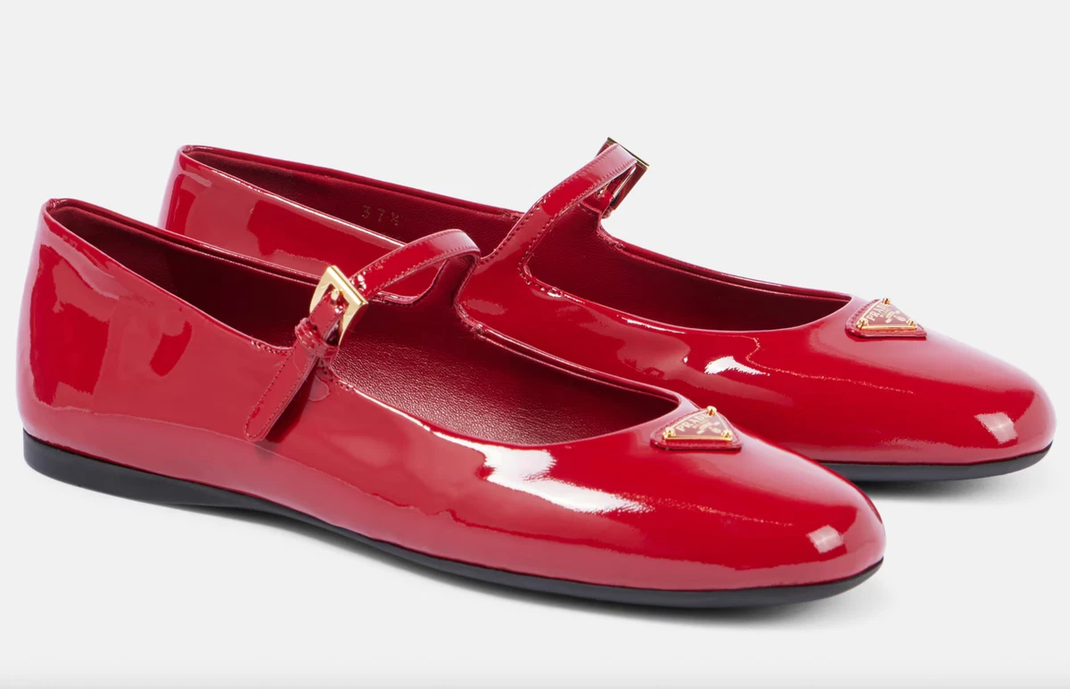PRADA Buckle Patent Leather Flats for Women for sale | eBay
