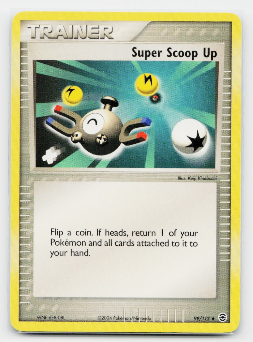Super Scoop Up Uncommon FireRed & LeafGreen 99/112 Pokemon TCG