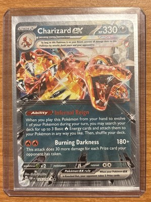 Pokémon TCG Charizard ex 161 Holo Flame 330 HP Stage 2 Promo Card