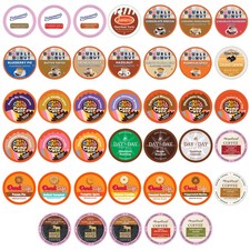 Flavored Coffee Pods Variety Pack for Keurig K Cups Brewers, Assorted Flavore...