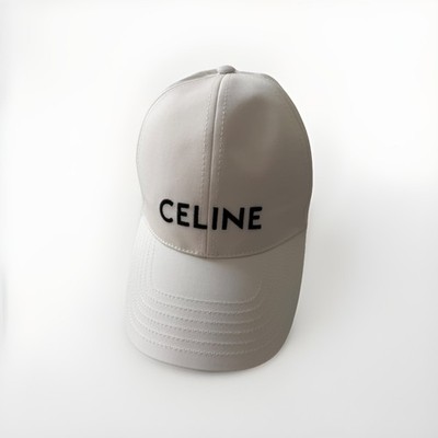 Celine Women Hat Cap Size M white Limited Edition Rare Popular summer 