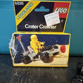 LEGO 6826 Classic Space CRATER CRAWLER Complete w Box & Instructions Manual