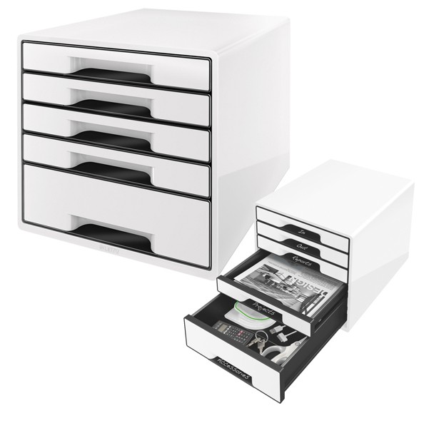Leitz Bianco/Nero Archiviazione Di Documenti, Wow Cube (A4) - Immagine 2
