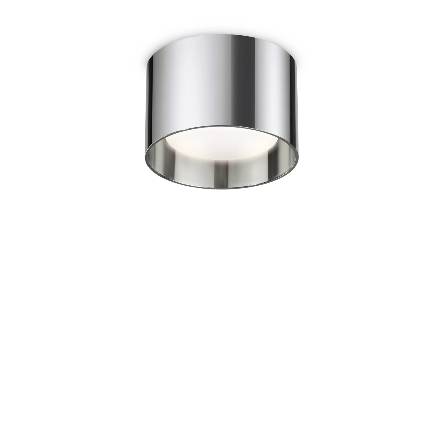 Plafoniera Spike Alluminio Cromo GX53 15W IP44 | Illuminazione Bagno