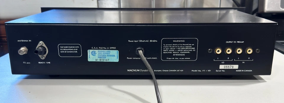 Magnum Dynalab FT-101 Analog FM Tuner - Image 2 of 4