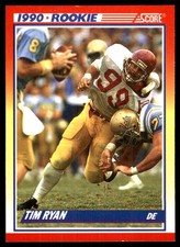 Tim Ryan 1990 Score #652 USC Trojans NFL READ FREE SHIPPING AutographDen