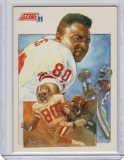 1991 Score - The Leader Jerry Rice #665 Ex - *Pal's Sports Cards