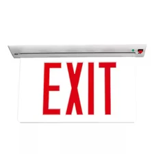 SURE-LITES EUR60R Edge-Lit, Recessed, Universal, Red, Ac,