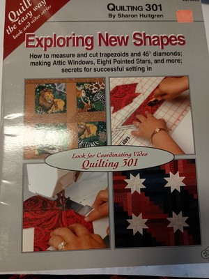 EZ Quilting How to Cut Trapezoids 45 Degree Diamonds Attic Windows Stars S11