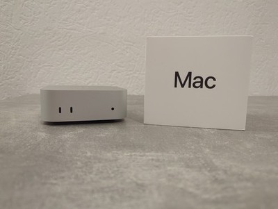 Apple Mac mini 2024 Desktop Silber M4 10-Core 16GB RAM 256GB SSD MU9D3D/A
