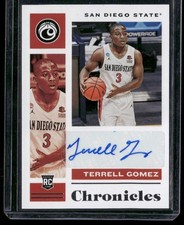 2021 Panini Chronicles Draft Picks #CR-TGO Terrell Gomez Chronicles Rookie Sign