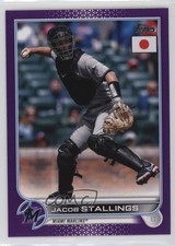 2022 Topps Japan Edition Purple 18/50 Jacob Stallings #191 10pz