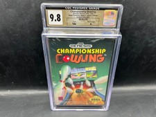 Championship Bowling Clamshell Sega Genesis CGC 9.8 A+ FACTORY SEALED WATA