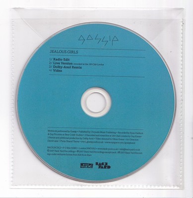 (LW748) Gossip, Jealous Girls - 2007 CD