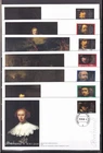 [G191836] Art Rembrandt Netherlands Nice Lot First Day Covers UNG