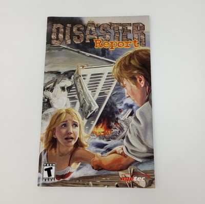 Disaster Report Playstation 2 (PS2) MANUAL ONLY (With Registration) NO GAME