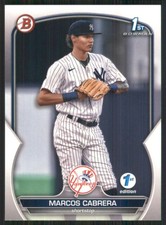 2023 Bowman 1st Edition #BPPF-46 Marcos Cabrera New York Yankees TW3093
