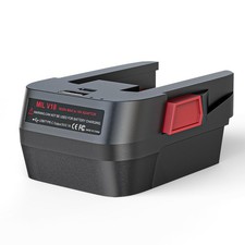 Battery Adapter Compatible with Milwaukee 18V Battery, Converts M-18 to V-18 ...