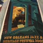 2002 New Orleans Jazz & Heritage Festival Poster Wynton Marsalis 3203/10,000 — photo 1