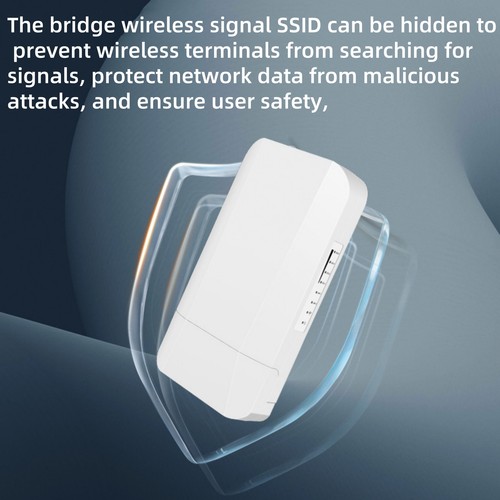 300Mbps Wifi Router Outdoor Wireless Bridge 2.4G Repeater Network Extender DC12V - Afbeelding 7 van 24