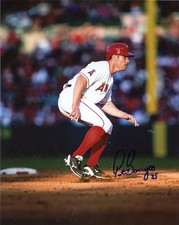 PETER  BOURJOS   ANAHEIM  ANGELS    SIGNED AUTOGRAPHED 8X10  PHOTO