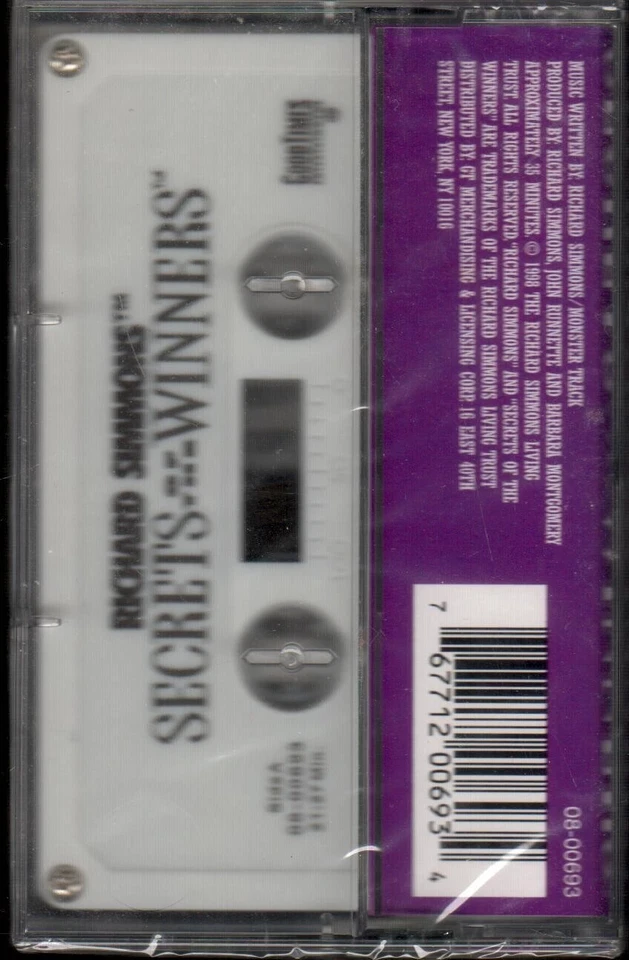 Richard Simmons Secrets of the Winners Cassette Tape 1998 New Factory Sealed - Image 2 of 2