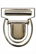 Steckschloss Mappenschloss gro&szlig; silber 43mm x 53mm 4-teilig
