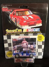 RACING CHAMPIONS STOCK CAR 12 WITH COLLECTOR CARD/DISPLAY STAND HUT STRICKLIN