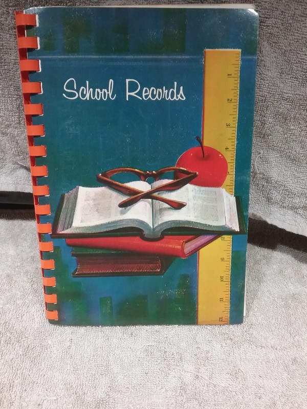 Vintage 1960s School Records/Memory Book, Kindergarten - 12th Grade Columbia Pa.